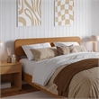 AFI Florence Full Sized Solid Hardwood Headboard in Light Toffee
