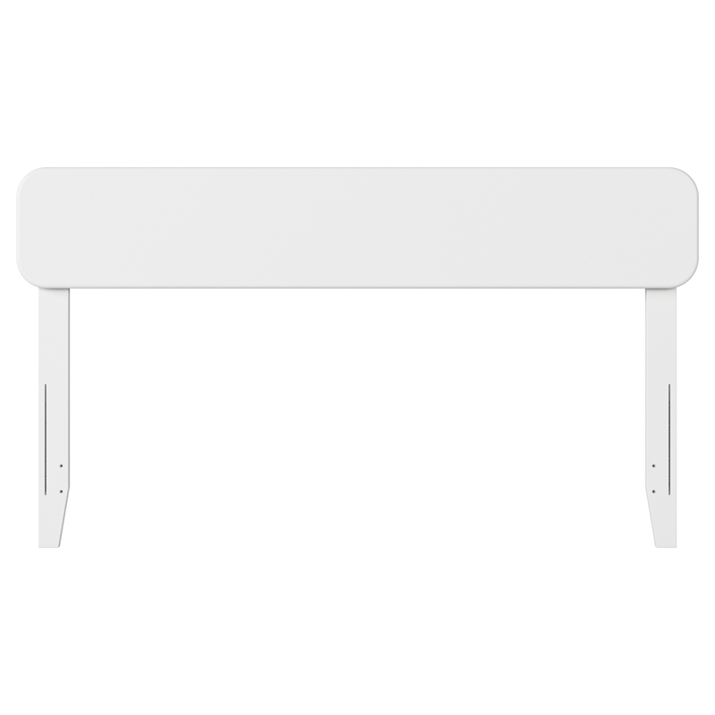 Florence Queen Solid Wood Headboard in White