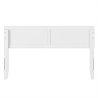 Sophia Queen Solid Wood Headboard in White