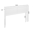 Sophia Queen Solid Wood Headboard in White