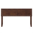 AFI Sophia Queen Sized Solid Hardwood Headboard in Walnut Brown