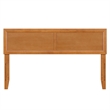 AFI Sophia Queen Sized Solid Hardwood Headboard in Light Toffee