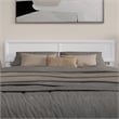 Sophia King Solid Wood Headboard in White