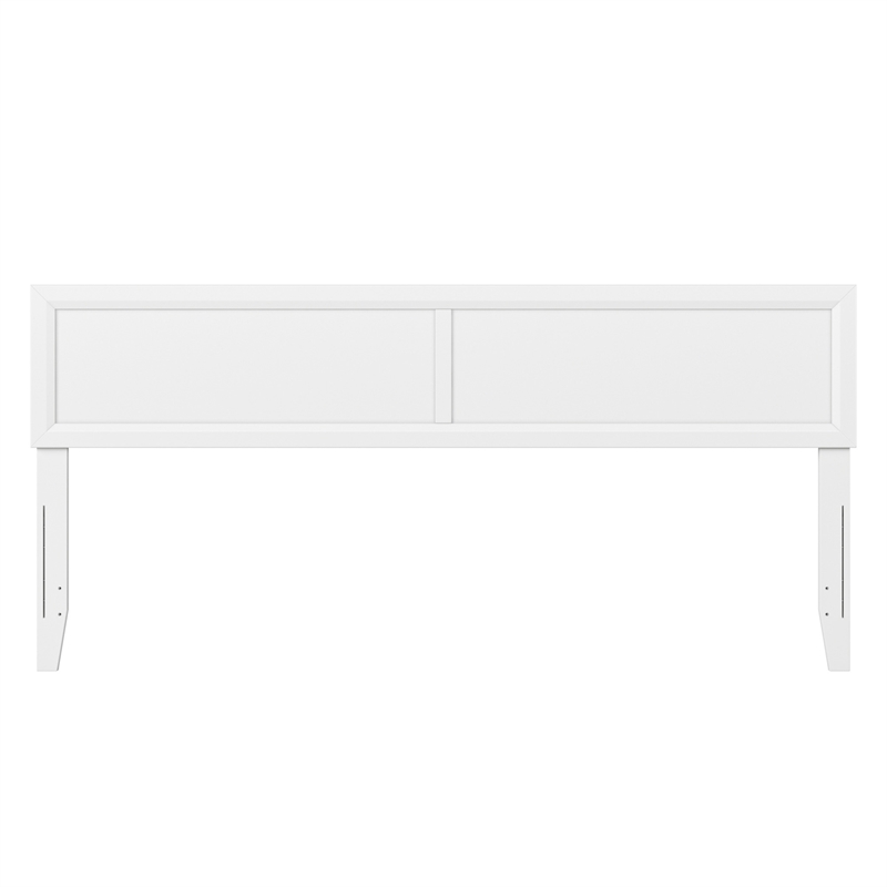 Sophia King Solid Wood Headboard in White