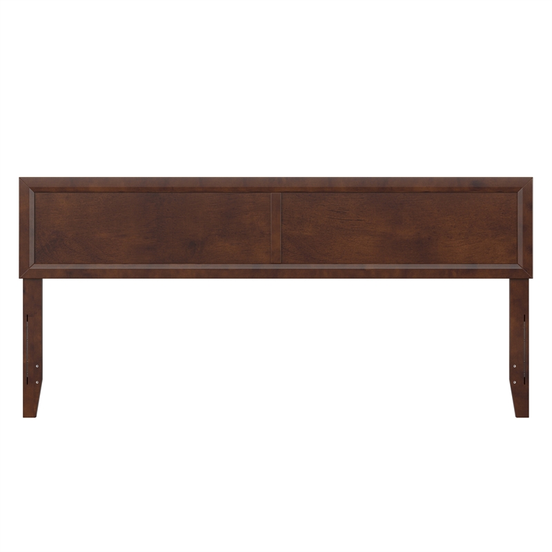 AFI Sophia King Size Solid Hardwood Headboard in Walnut Brown