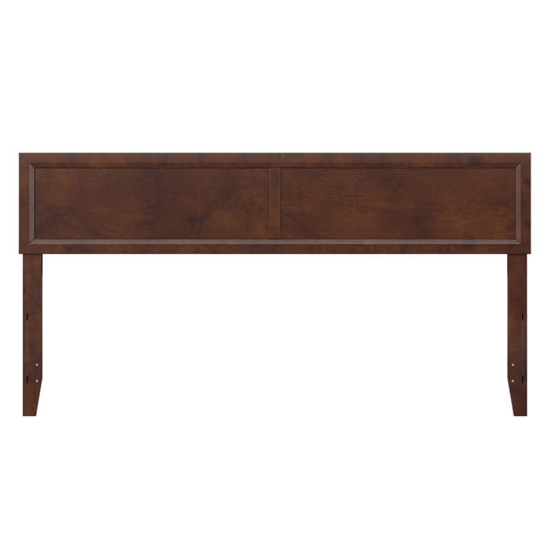 AFI Sophia King Size Solid Hardwood Headboard in Walnut Brown