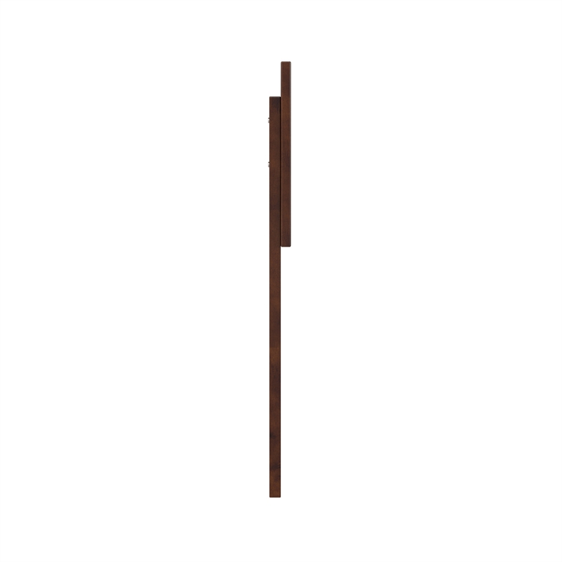 AFI Sophia King Size Solid Hardwood Headboard in Walnut Brown