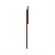 AFI Sophia King Size Solid Hardwood Headboard in Walnut Brown