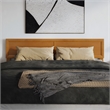 AFI Sophia King Size Solid Hardwood Headboard in Light Toffee