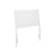 Casanova Twin Solid Wood Panel Headboard in White