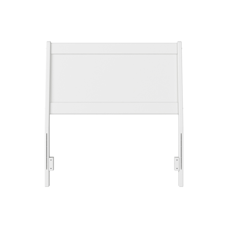 Casanova Twin Solid Wood Panel Headboard in White