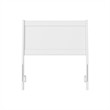 Casanova Twin Solid Wood Panel Headboard in White
