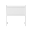Casanova Twin Solid Wood Panel Headboard in White