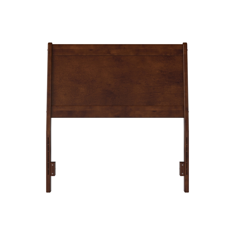 AFI Casanova Twin Sized Solid Hardwood Panel Headboard in Walnut Brown
