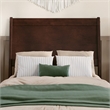AFI Casanova Twin Sized Solid Hardwood Panel Headboard in Walnut Brown