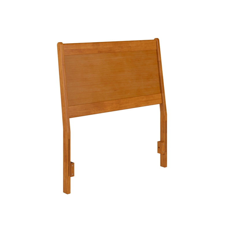 AFI Casanova Twin Sized Solid Hardwood Panel Headboard in Light Toffee