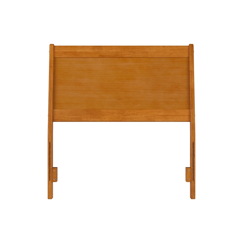 AFI Casanova Twin Sized Solid Hardwood Panel Headboard in Light Toffee