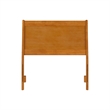 AFI Casanova Twin Sized Solid Hardwood Panel Headboard in Light Toffee