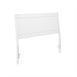 Casanova Full Solid Wood Panel Headboard in White