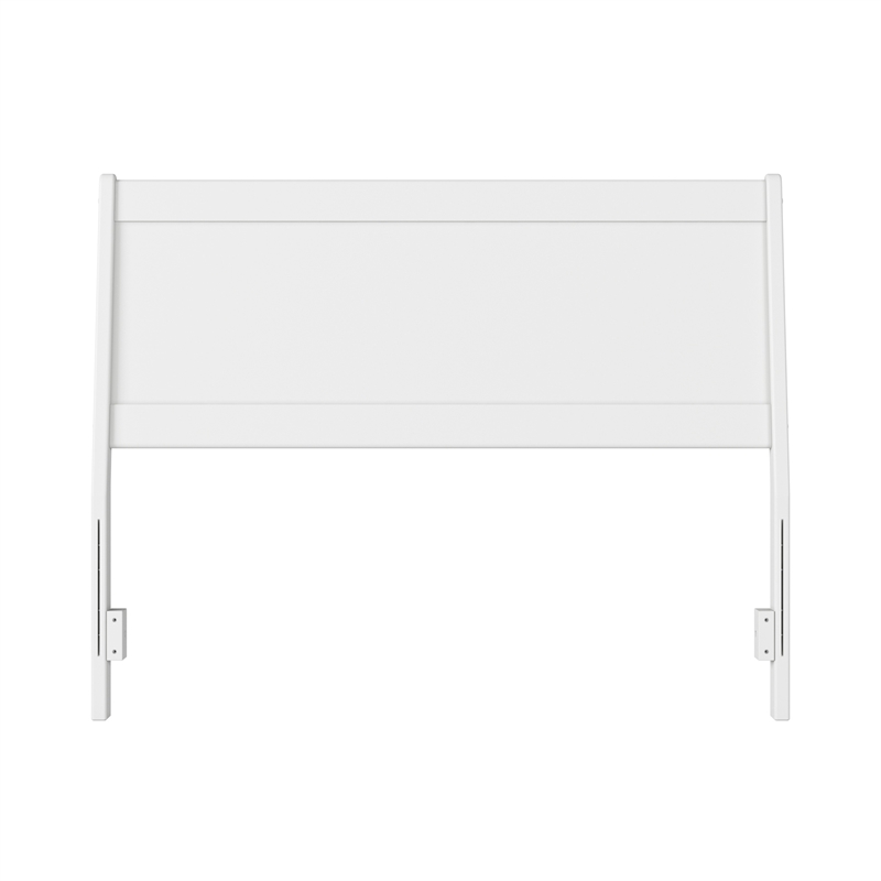 Casanova Full Solid Wood Panel Headboard in White
