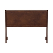 AFI Casanova Full Sized Solid Hardwood Panel Headboard in Walnut Brown
