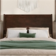 AFI Casanova Full Sized Solid Hardwood Panel Headboard in Walnut Brown