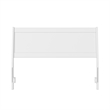 Casanova Queen Solid Wood Panel Headboard in White