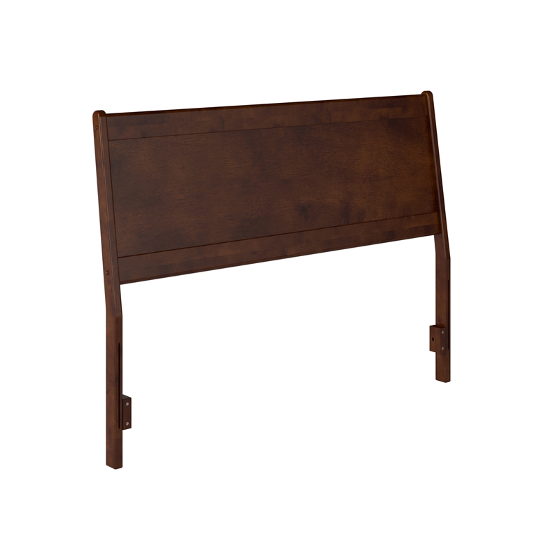 AFI Casanova Queen Sized Solid Hardwood Panel Headboard in Walnut Brown