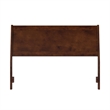 AFI Casanova Queen Sized Solid Hardwood Panel Headboard in Walnut Brown