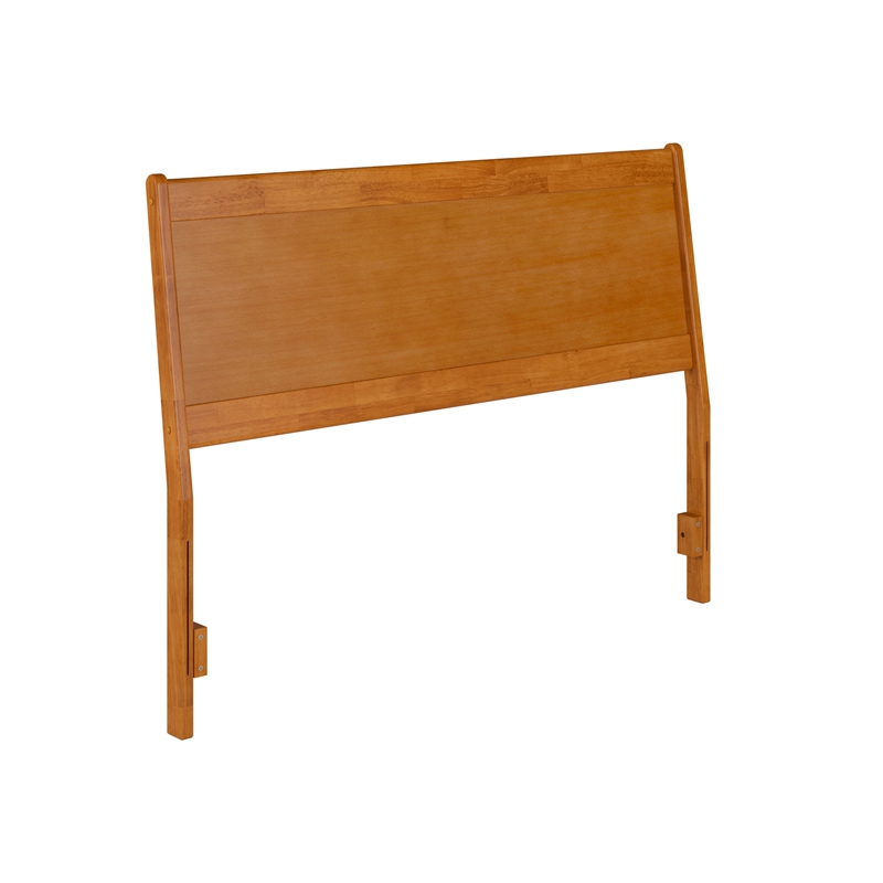 AFI Casanova Queen Solid Wood Panel Headboard in Light Toffee