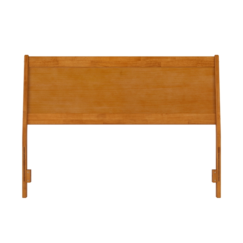 AFI Casanova Queen Solid Wood Panel Headboard in Light Toffee