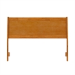 AFI Casanova Queen Solid Wood Panel Headboard in Light Toffee