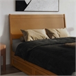 AFI Casanova Queen Solid Wood Panel Headboard in Light Toffee