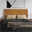 AFI Casanova Queen Solid Wood Panel Headboard in Light Toffee