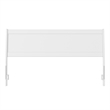 Casanova King Solid Wood Panel Headboard in White