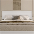 Casanova King Solid Wood Panel Headboard in White
