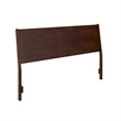 AFI Casanova King Sized Solid Hardwood Panel Headboard in Walnut Brown