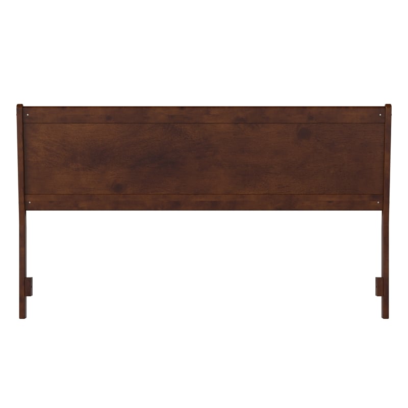 AFI Casanova King Sized Solid Hardwood Panel Headboard in Walnut Brown