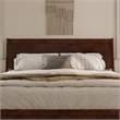 AFI Casanova King Sized Solid Hardwood Panel Headboard in Walnut Brown