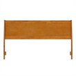 AFI Casanova King Solid Wood Panel Headboard in Light Toffee