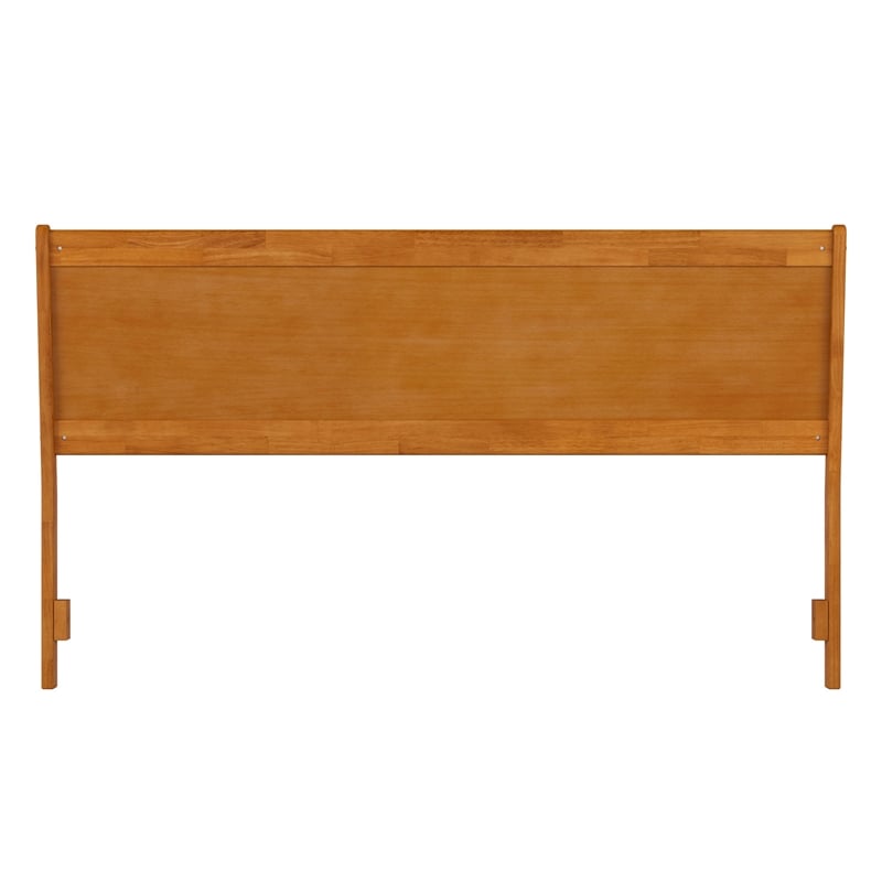 AFI Casanova King Solid Wood Panel Headboard in Light Toffee