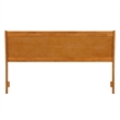 AFI Casanova King Solid Wood Panel Headboard in Light Toffee