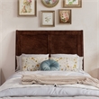 Andorra Twin XL Wood Platform Bed with Panel Footboard & TXL Trundle in Walnut