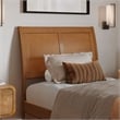 Andorra Twin XL Platform Bed with Panel Footboard & TXL Trundle in Light Toffee