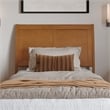 Andorra Twin XL Platform Bed with Panel Footboard & TXL Trundle in Light Toffee