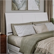 Andorra King Wood Platform Bed with Panel Footboard and Storage Drawers in White