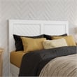 Clayton Twin XL Wood Platform Bed with Panel Footboard & TXL Trundle in White