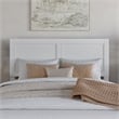 Clayton Queen Wood Platform Bed with Panel Footboard & Twin XL Trundle in White