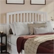 Lucia Queen Platform Bed with Panel Footboard & 2 Storage Drawers in White