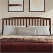 Lucia King Wood Platform Bed with Panel Footboard and Twin XL Trundle in Walnut